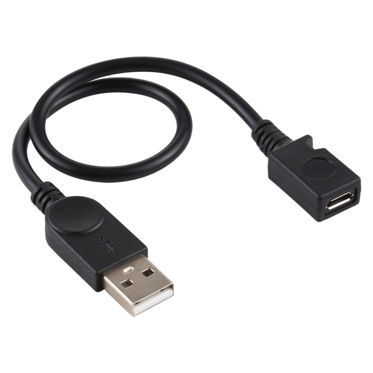 Câble convertisseur USB mâle vers Micro USB femelle, longueur du câble : environ 22 cm