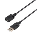 Câble convertisseur USB mâle vers Micro USB femelle, longueur du câble : environ 22 cm