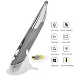 Souris optique sans fil intelligente PR-06S 4 boutons avec fonction stylet, prise en charge de la commande vocale / traduction, Gris, Bleu, Rouge