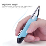 Souris optique sans fil intelligente PR-06S 4 boutons avec fonction stylet, prise en charge de la commande vocale / traduction, Gris, Bleu, Rouge