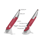 Souris optique sans fil intelligente PR-06S 4 boutons avec fonction stylet, prise en charge de la commande vocale / traduction, Gris, Bleu, Rouge