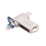 Clé USB Richwell 32G métal Type-C + 8 broches + USB 3.0 avec fonction OTG