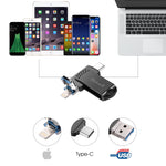 Disque Flash Métal Richwell 64G Type-C + 8 broches + USB 3.0 avec fonction OTG