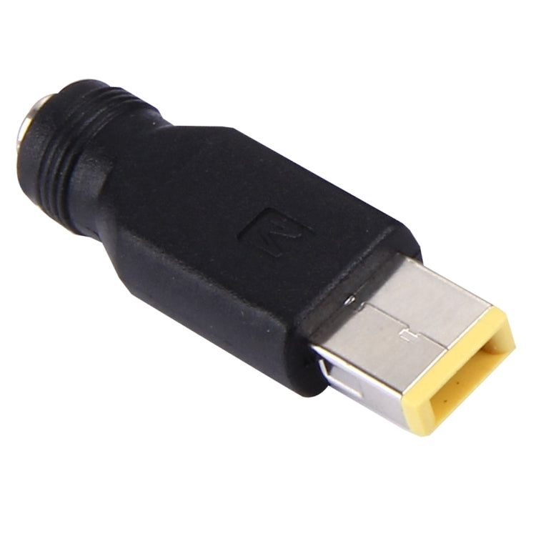 Adaptateurs d'alimentation interfaces femelle 5,5x2,1 mm vers mâle grand carré (première génération) pour ordinateur portable Lenovo, X1 Carbon 2018/2017 & Yoga 2018/2017
