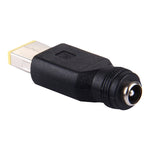 Adaptateurs d'alimentation interfaces femelle 5,5x2,1 mm vers mâle grand carré (première génération) pour ordinateur portable Lenovo, X1 Carbon 2018/2017 & Yoga 2018/2017