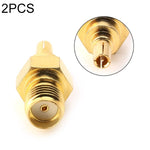 2 pièces connecteur coaxial RF SMA femelle vers CRC9 mâle, SMA femelle vers CRC9 mâle