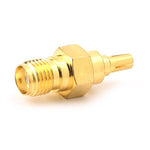 2 pièces connecteur coaxial RF SMA femelle vers CRC9 mâle, SMA femelle vers CRC9 mâle