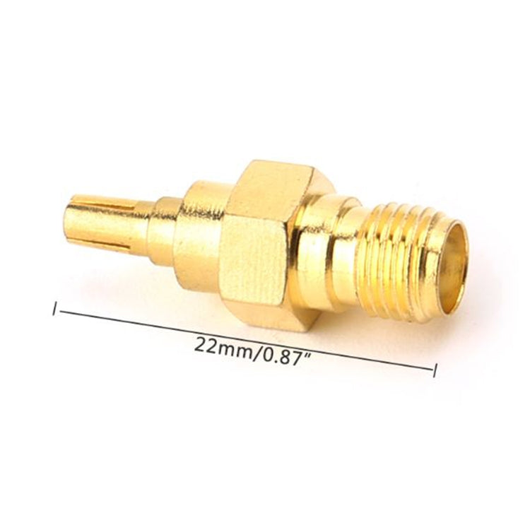 2 pièces connecteur coaxial RF SMA femelle vers CRC9 mâle, SMA femelle vers CRC9 mâle