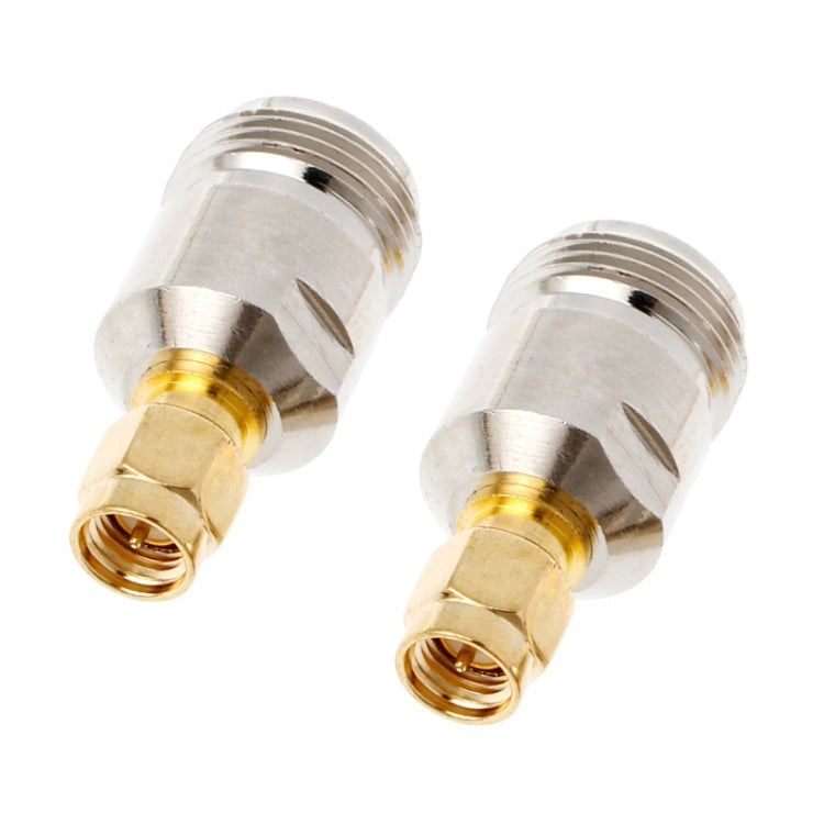 2 pièces connecteur coaxial RF SMA mâle vers N femelle, SMA mâle vers N femelle