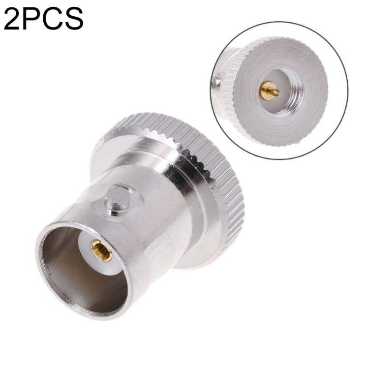 2 pièces connecteur RF SMA mâle vers BNC femelle, SMA mâle vers BNC femelle