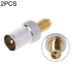 2 connecteurs RF SMA femelle vers TV IEC mâle, SMA femelle vers IEC mâle