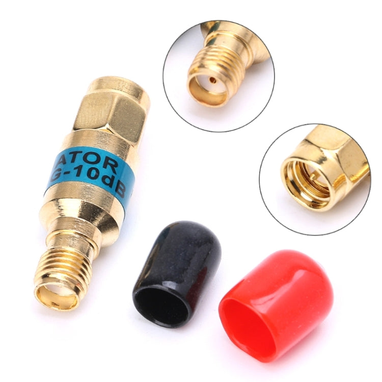 Atténuateur coaxial RF 2W 10dBi SMA-JK mâle vers femelle DC-6.0GHz, SMA mâle vers femelle (Atténuateur)