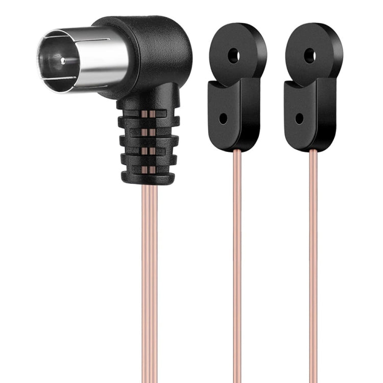 Antenne dipôle FM 2 m, connecteur fiche femelle, récepteur radio audio stéréo, antenne dipôle FM