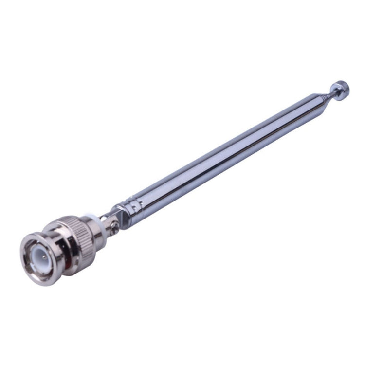Antenne Télescopique avec Connecteur BNC, Longueur Max : 45cm, Antenne FM (BNC)