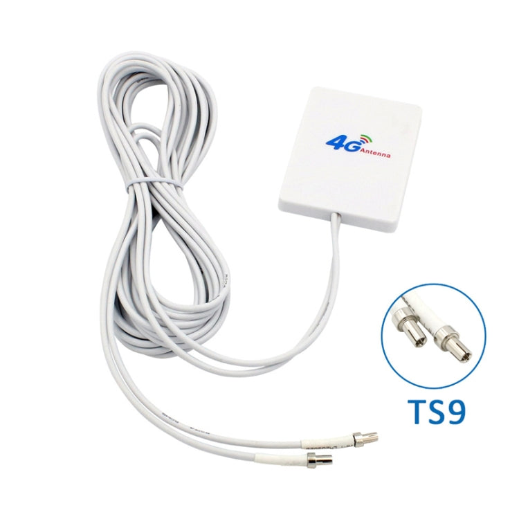 Antenne 4G 28 dBi avec connecteur mâle TS9 pour routeur 4G LTE FDD/TDD, mâle TS9
