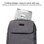 Support en alliage d'aluminium COOLCOLD U2S portable, pliable, creux, à double triangle, réglable en hauteur pour ordinateur portable, COOLCOLD U2S