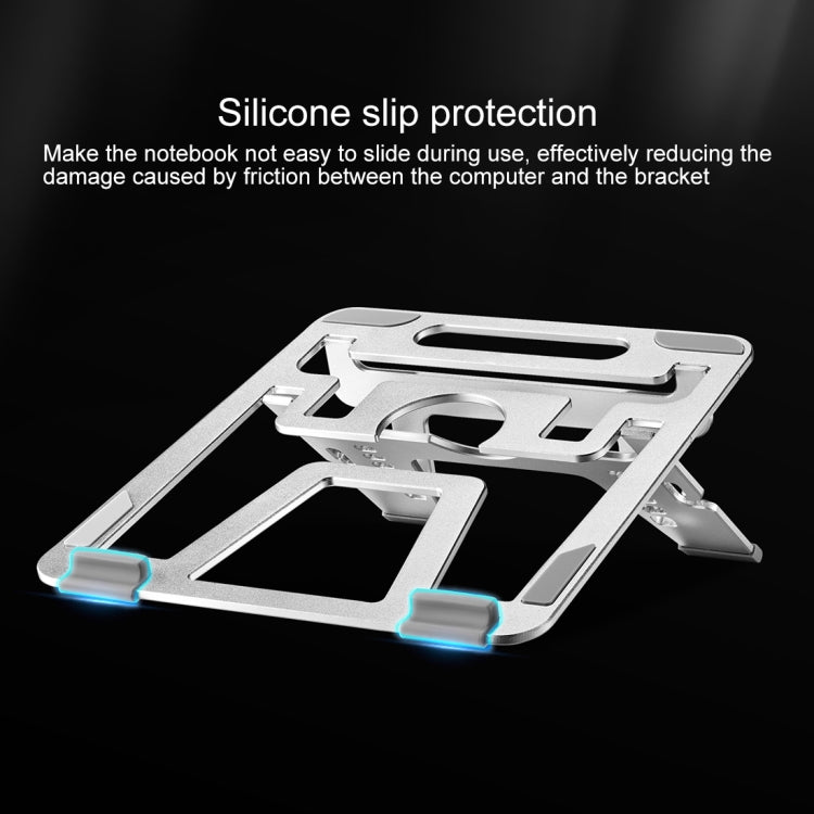 Support en alliage d'aluminium COOLCOLD U2S portable, pliable, creux, à double triangle, réglable en hauteur pour ordinateur portable, COOLCOLD U2S