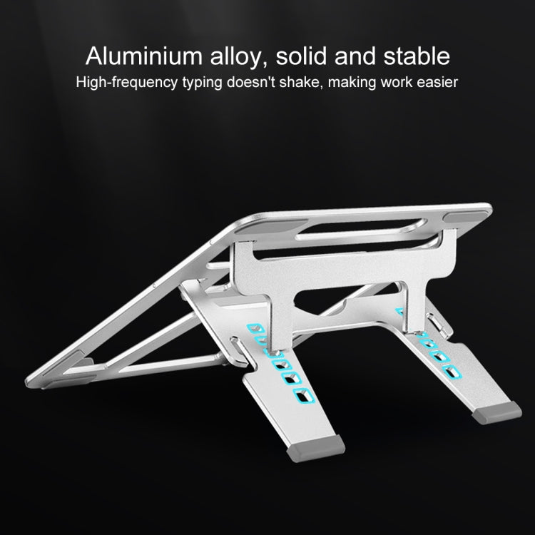 Support en alliage d'aluminium COOLCOLD U2S portable, pliable, creux, à double triangle, réglable en hauteur pour ordinateur portable, COOLCOLD U2S