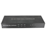 Contrôleur mur vidéo HDMI 4K 3X3 NK-BT88, processeur de découpage multi-écrans avec télécommande, prise EU, prise EU
