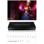 Contrôleur mur vidéo HDMI 4K 3X3 NK-BT88, processeur de découpage multi-écrans avec télécommande, prise EU, prise EU