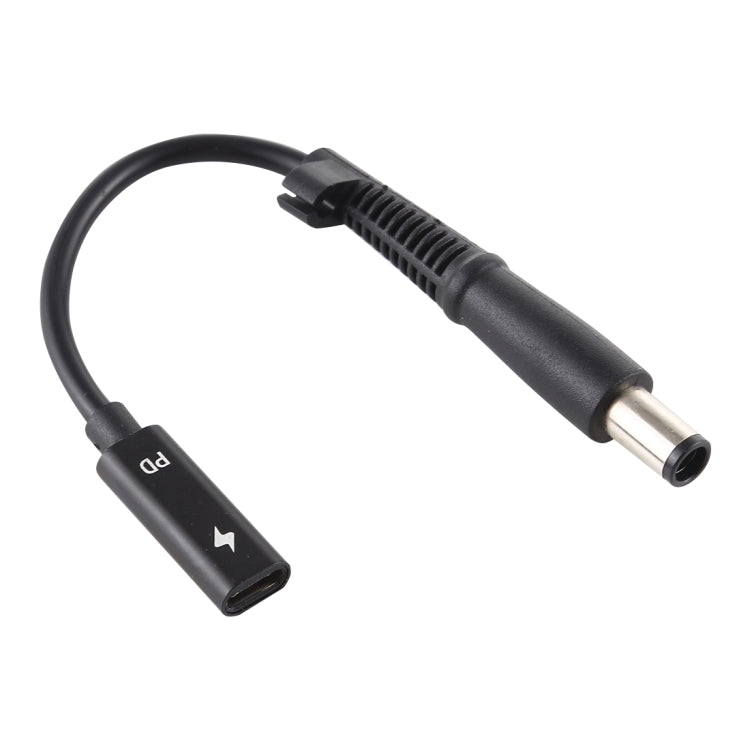Câble chargeur adaptateur secteur DP USB-C / Type-C vers 7.4 x 0.6mm pour HP, 2.4 x 0.6mm