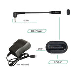 Câble chargeur adaptateur secteur USB-C / Type-C vers 4.0 x 1.35mm, 4.0 x 1.35mm