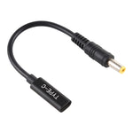 Câble chargeur adaptateur secteur DP USB-C / Type-C vers 5.5 x 2.5mm, 5.5 x 2.5mm
