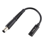 Câble chargeur adaptateur secteur DP USB-C / Type-C vers 7.4 x 0.6mm pour Dell, Type-C vers 7.4 x 0.6mm