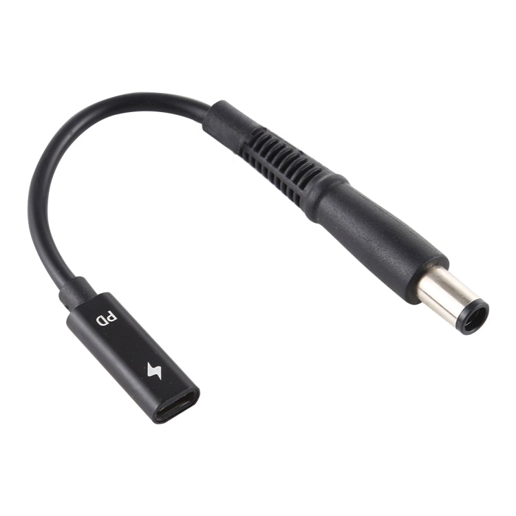 Câble chargeur adaptateur secteur DP USB-C / Type-C vers 7.4 x 0.6mm pour Dell, Type-C vers 7.4 x 0.6mm