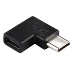 Convertisseur adaptateur USB-C / Type-C coudé à 90 degrés, de femelle à mâle, coudé femelle vers mâle