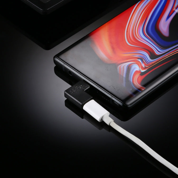 Convertisseur adaptateur USB-C / Type-C coudé à 90 degrés, de femelle à mâle, coudé femelle vers mâle