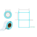 Papier autocollant thermique pour étiquettes code-barres 80mm x 40mm 800 feuilles, 80mm x 40mm 800 feuilles