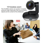 Caméra de visioconférence professionnelle Logitech CC3500e HD 1080P pour cours en ligne, prise UE