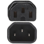 C13 to C15 Groove AC Power Plug Adapter Converter Socket, C13 to C15 Groove