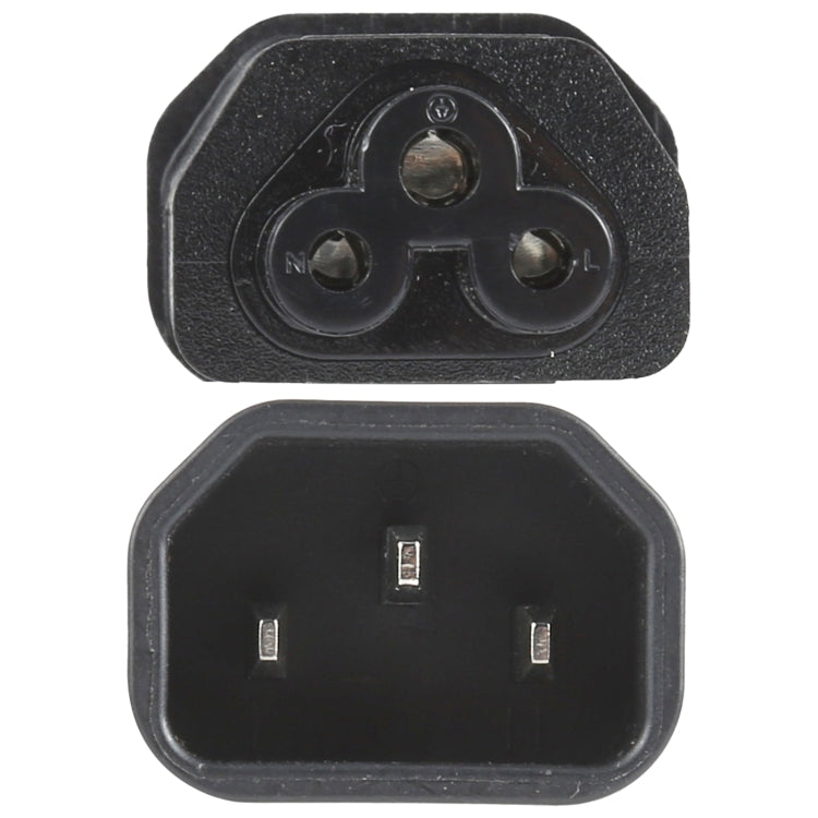 Adaptateur prise secteur AC C5 vers C14, C5 vers C14