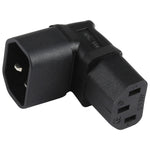 Adaptateur prise secteur coudé (vers le haut) C13 vers C14, prise C13 vers C14 coudée vers le haut