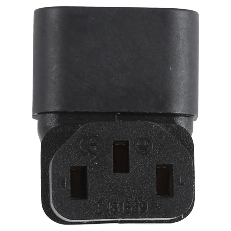 Adaptateur prise secteur coudé (vers le haut) C13 vers C14, prise C13 vers C14 coudée vers le haut