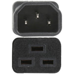 Adaptateur convertisseur de prise secteur C14 vers C19, C14 vers C19