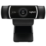 Webcam Logitech C922 HD 1080p avec mise au point automatique et 2 microphones omnidirectionnels