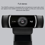 Webcam Logitech C922 HD 1080p avec mise au point automatique et 2 microphones omnidirectionnels