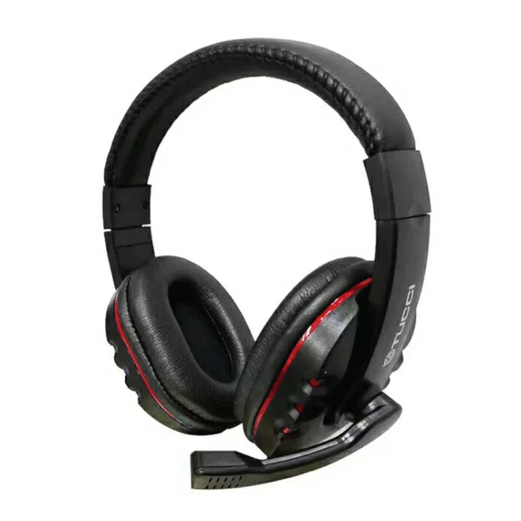 Casque de jeu stéréo PC TUCCI X6 Super Bass avec microphone, X6