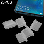 20 Cache-poussière en silicone pour port USB-C / Type-C