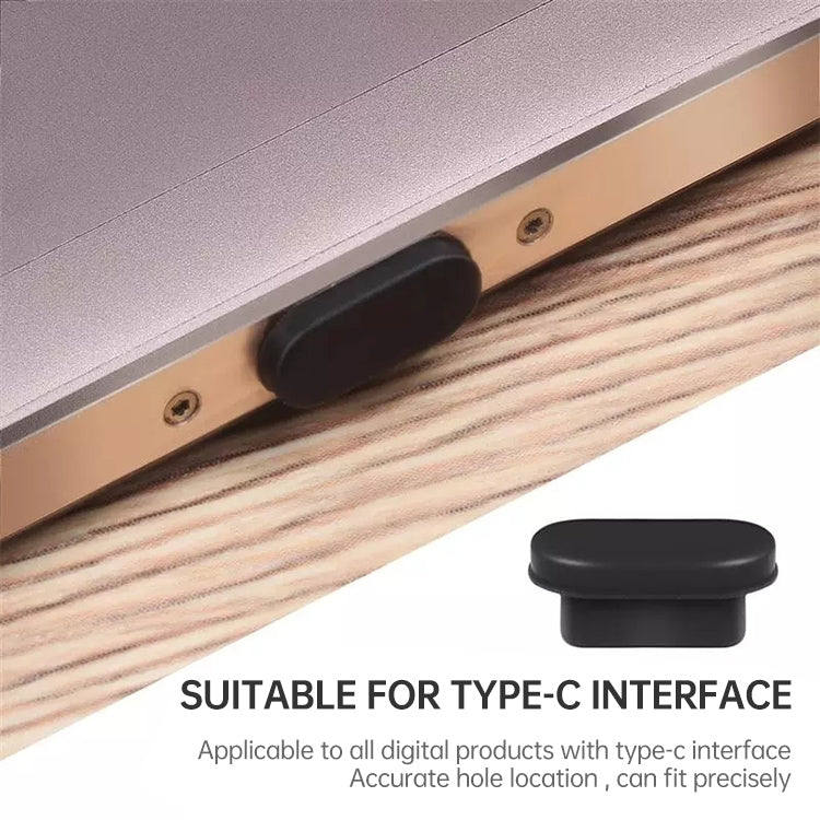20 Cache-poussière en silicone pour port USB-C / Type-C