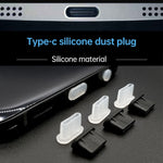 20 Cache-poussière en silicone pour port USB-C / Type-C