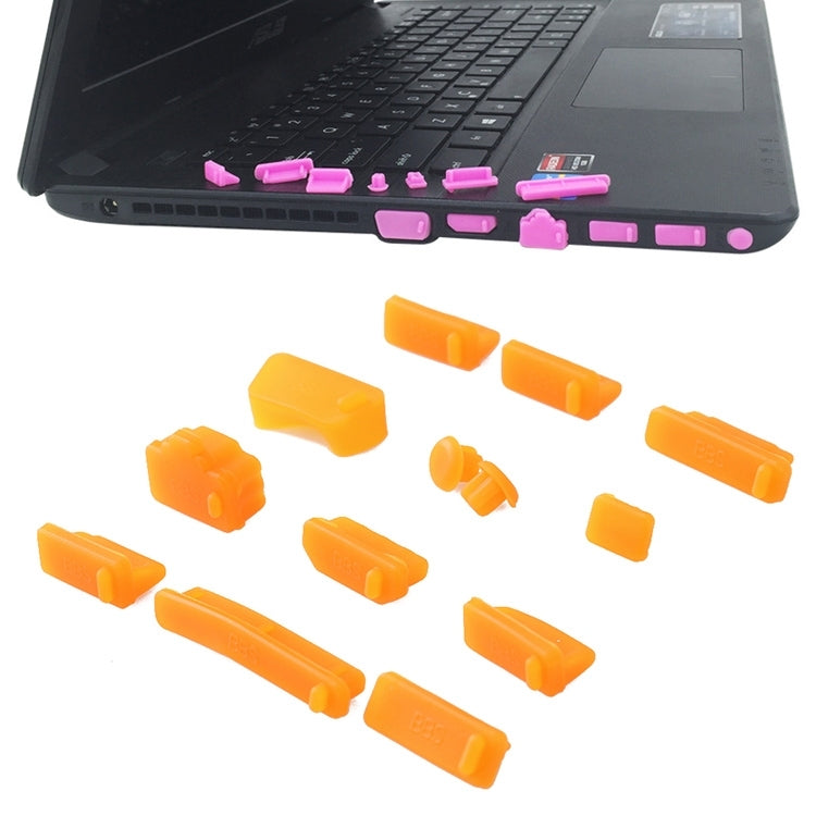Bouchons anti-poussière universels en silicone 13 en 1 pour ordinateur portable