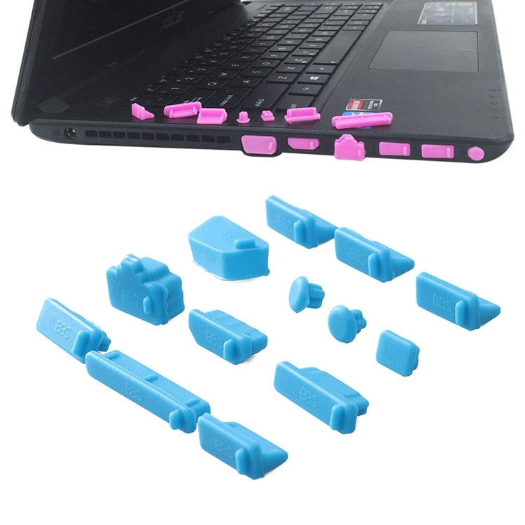 Bouchons anti-poussière universels en silicone 13 en 1 pour ordinateur portable