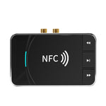 N100 NFC Adaptateur audio Bluetooth 5.0 pour voiture, récepteur et émetteur de bureau, haut-parleur Bluetooth, N100