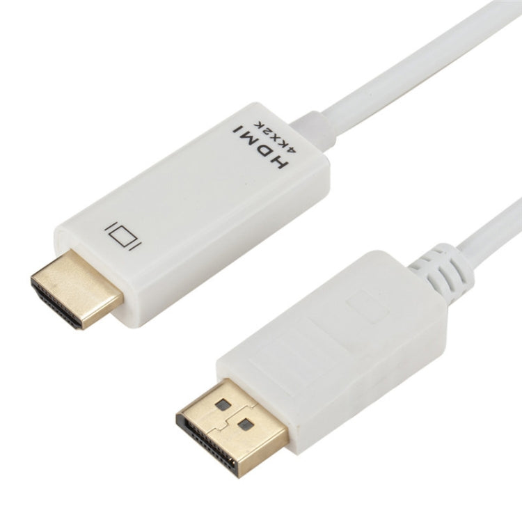 Câble convertisseur 4K x 2K DP vers HDMI, longueur du câble : 1,8 m, 4K x 2K DP vers HDMI noir, 4K x 2K DP vers HDMI blanc
