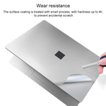 Lot de 4 autocollants de protection pour coque d'ordinateur portable Microsoft Surface Laptop 3 15 pouces, pour Surface Laptop 3 15 pouces