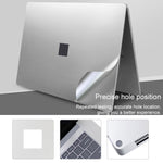 Lot de 4 autocollants de protection pour coque d'ordinateur portable Microsoft Surface Laptop 3 15 pouces, pour Surface Laptop 3 15 pouces